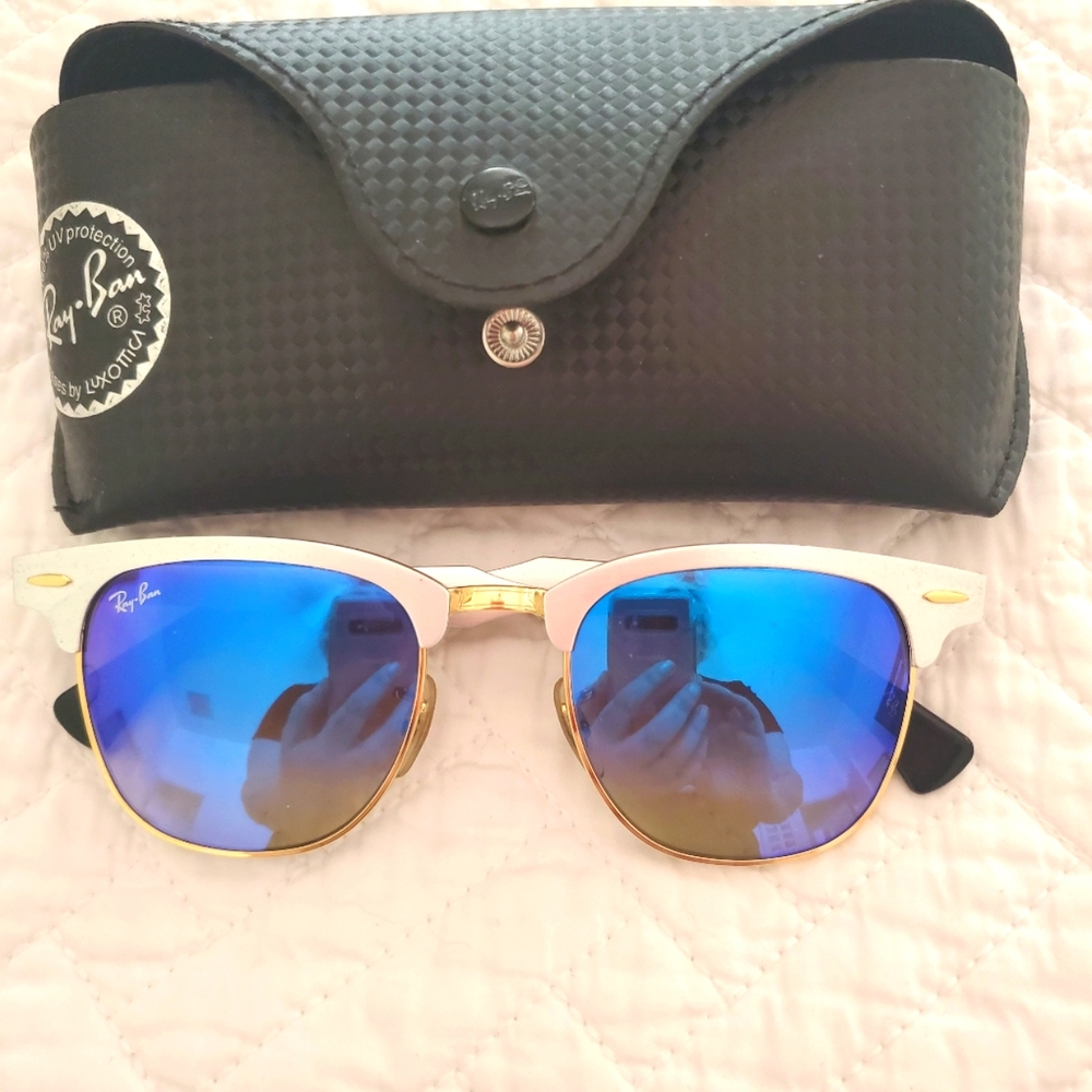Ray-Ban RB 3507 Aluminum Clubmaster Sunglasses